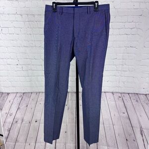 Banana Republic Non Iron Modern Slim Fit Navy Blue Pants Size 32x32